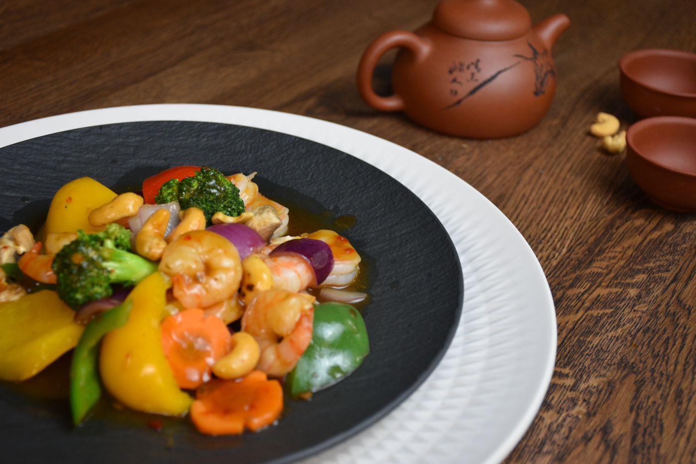 Hummerkrabben mit Kung-Bao Sauce